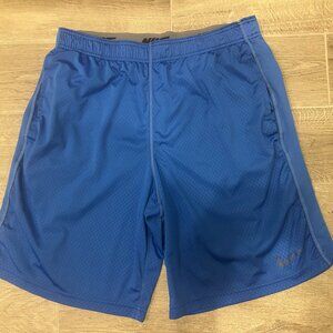 Nike Dri‑Fit Men’s Royal Blue Gym Shorts Size Large Athletic Training Shorts